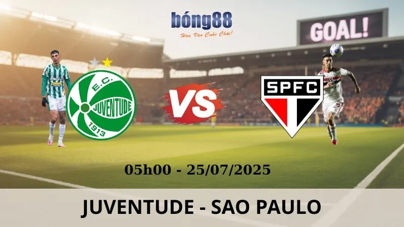 Nhận Định Bóng Đá - Juventude vs Sao Paulo 25/07/2025