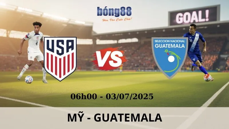 Nhận Định Bóng Đá - Mỹ vs Guatemala 03/07/2025